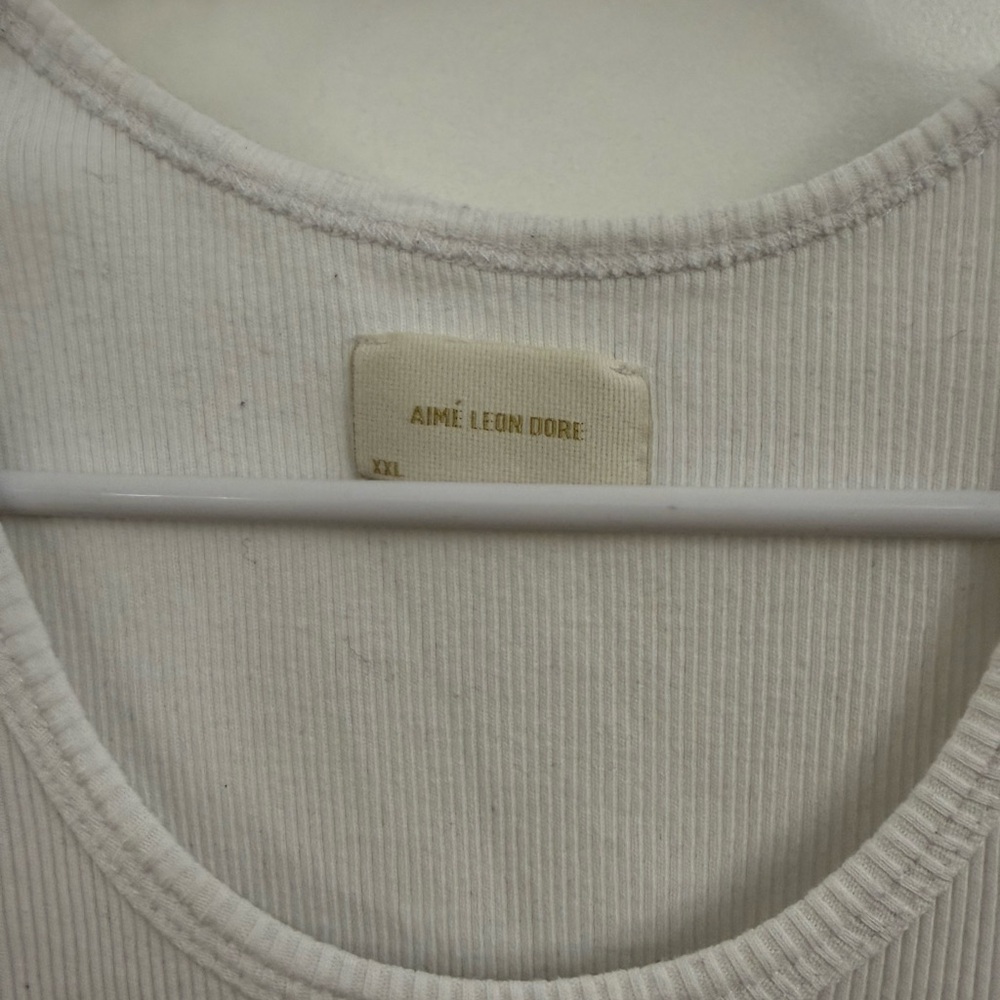 Aime Leon Dore White Undershirt - image 2
